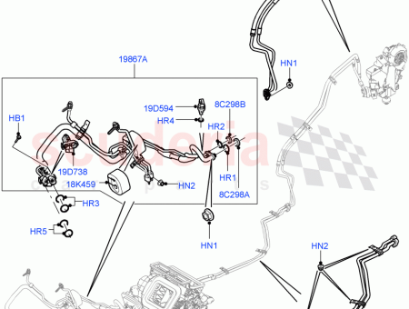 Photo of TUBE A C EVAPORATOR INLET OUTLET…