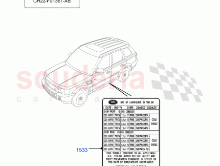 Photo of LABEL VEHICLE IDENTIFICATION…