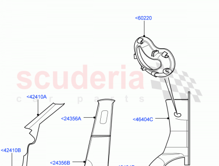 Photo of BEZEL SEAT BELT GUIDE BRACKET…