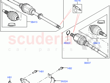 Photo of ARBRE ET JOINT CV ESSIEU DROIT…