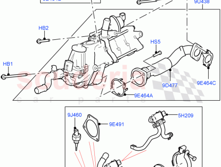 Photo of TUBE RECIRCULATION DES GAZ D ECHAPPEMENT…