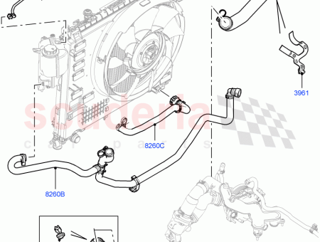 Photo of SUPPORT TOP RADIATOR HOSE…