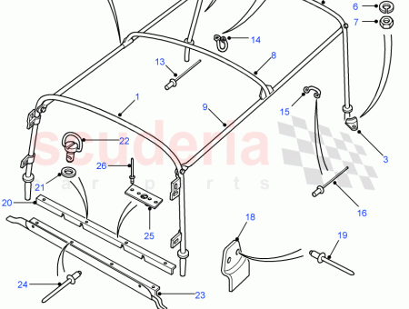 Photo of BARRE ATTACHE DE SUSPENSION AVANT…