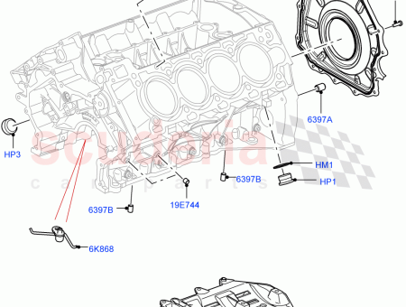 Photo of PLAQUE BLOC CYLINDRES ARRI RE…