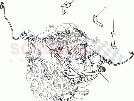 Photo of SUPPORT HARNAIS MOTEUR…