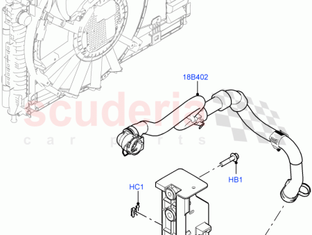 Photo of HOSE TURBOCHARGER TO INTERCOOLER…