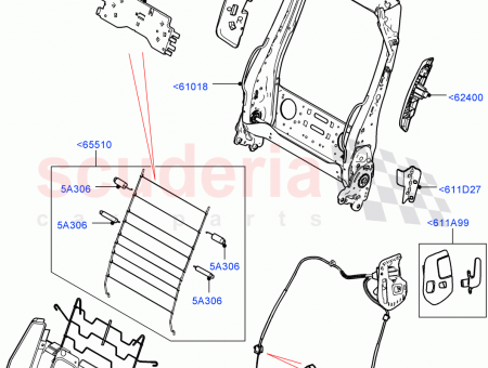 Photo of BRACKET FRONT SEAT BACK FRAME…