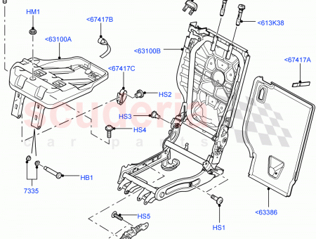 Photo of HANDLE SEAT BACK ADJUSTING…