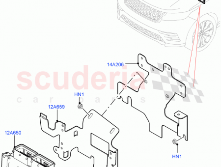 Photo of BRACKET ENGINE CONTROL MODULE…