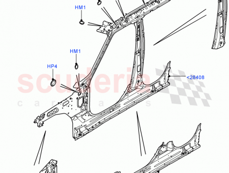 Photo of REINFORCEMENT BODY SIDE DOOR SILL…