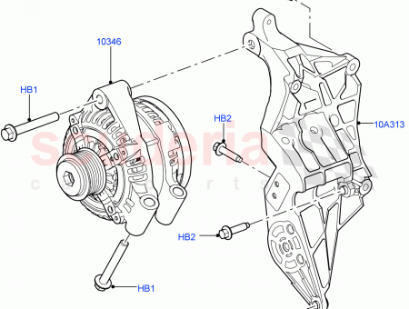 Photo of BRACKET ALTERNATOR…