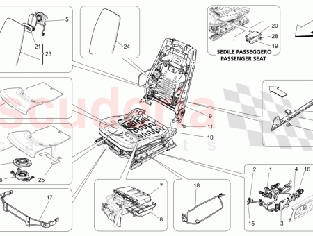 Photo of FRONT SEAT BACK FRAME 8 WAY POWER FRONT…