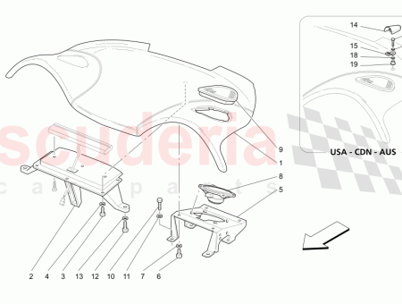 Photo of REAR UNDER WINDOW PANEL CARTA DA ZUCCHERO CARTA…