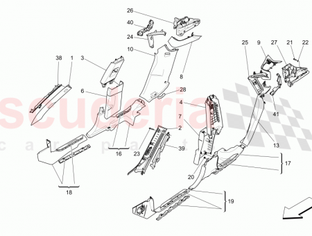 Photo of LH REAR KICK PLATE BROWN…