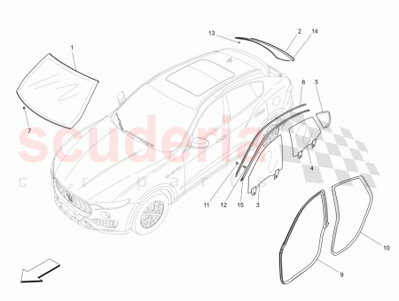 Photo of LH REAR QUARTER WINDOW ASSEMBLY…