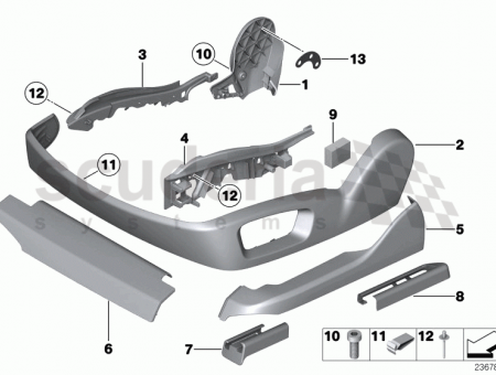 Photo of Finisher upper rail front right 52 10…