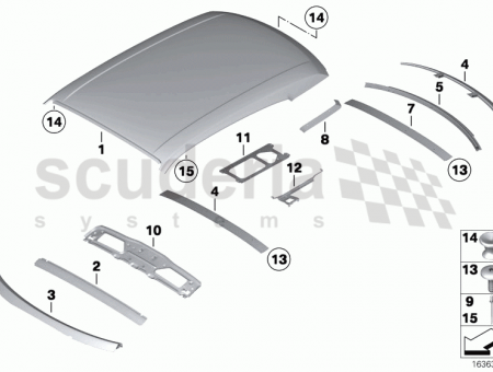 Photo of Bracket overhead console left 41 31…