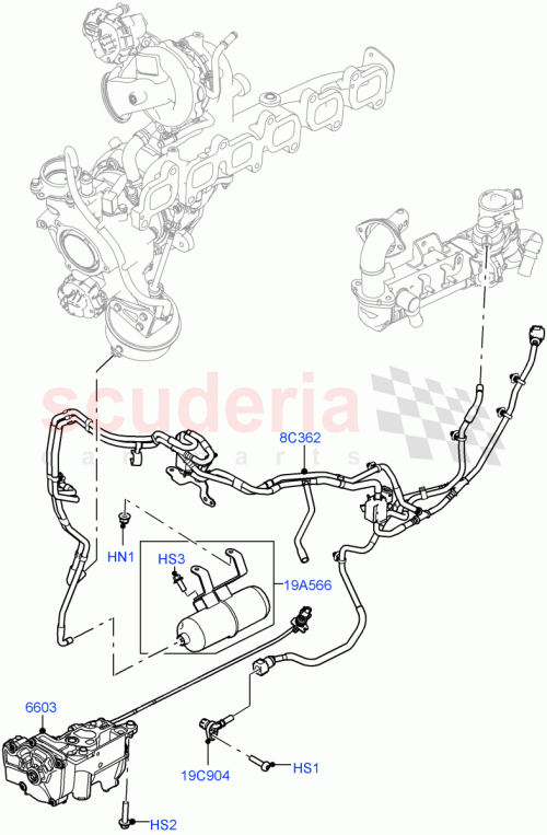 Part Diagram for Land Rover LR160490