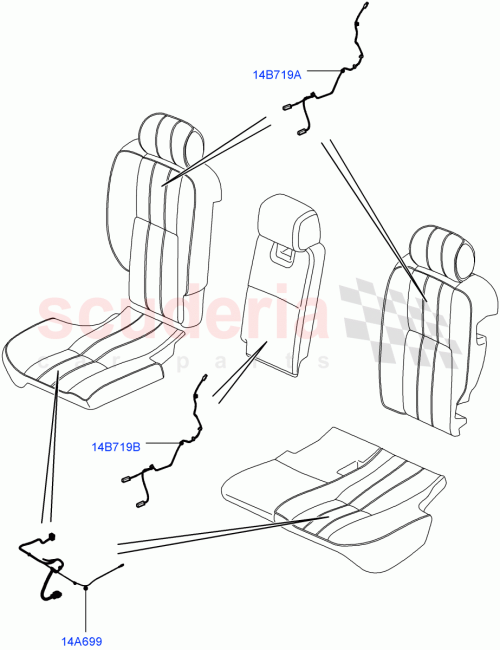 Part Diagram for Land Rover LR019355