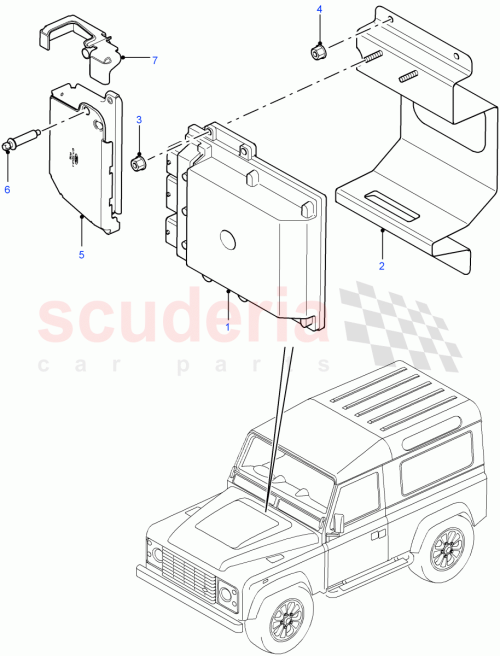 Part Diagram for Land Rover LR030063