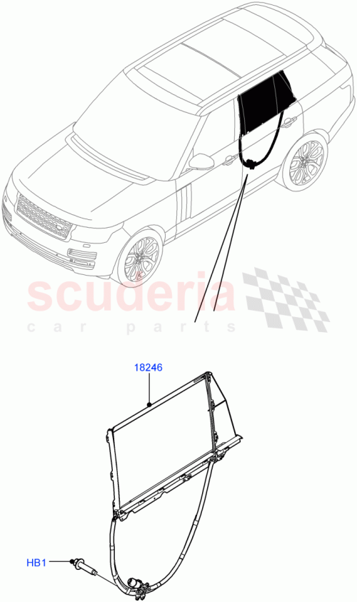Part Diagram for Land Rover LR098196
