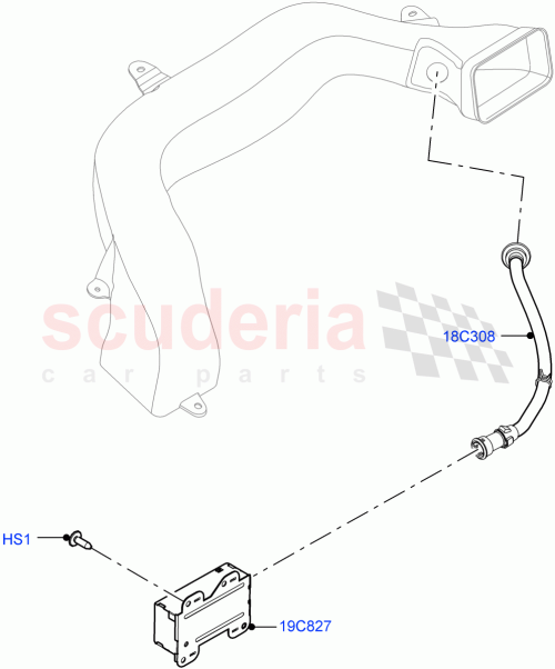 Part Diagram for Land Rover LR145882