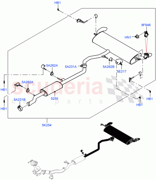 Part Diagram for Land Rover LR128720
