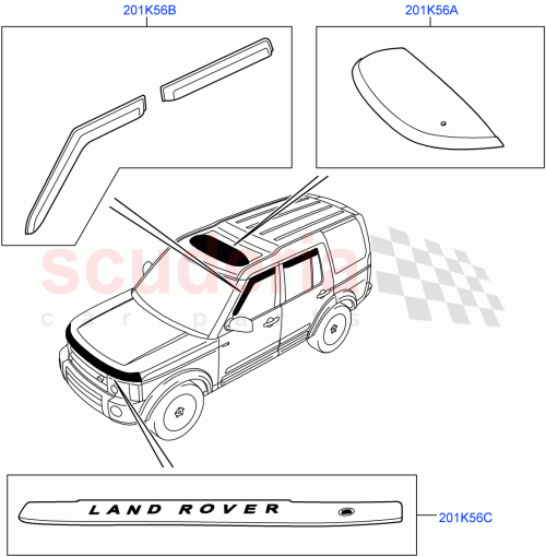 Part Diagram for Land Rover LR006512