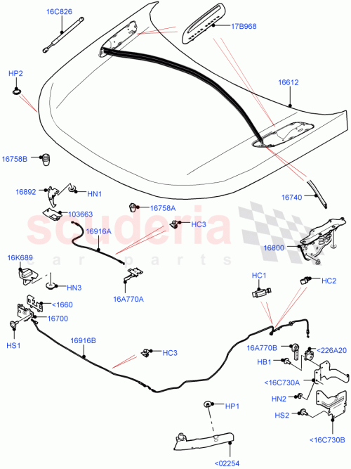 Part Diagram for Land Rover LR092707