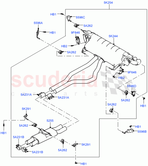 Part Diagram for Land Rover LR158241