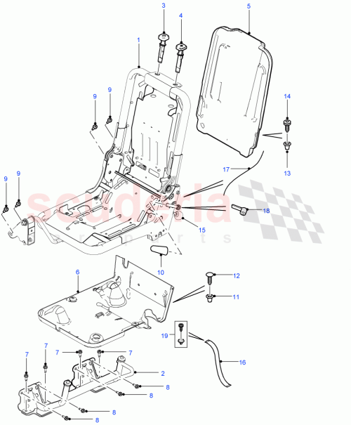 Part Diagram for Land Rover LR077802
