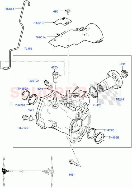 Part Diagram for Land Rover LR049838