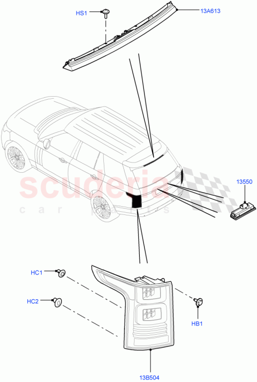 Part Diagram for Land Rover LR103589