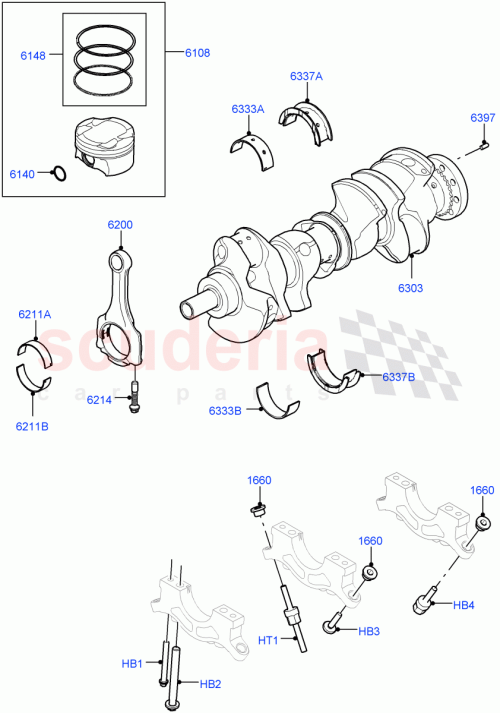 Part Diagram for Land Rover LR158436