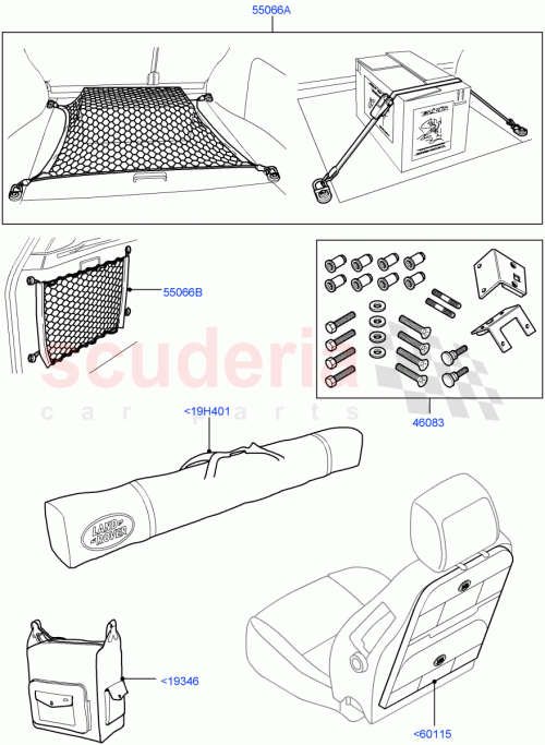 Part Diagram for Land Rover VUB000750
