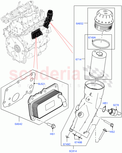 Part Diagram for Land Rover LR092056