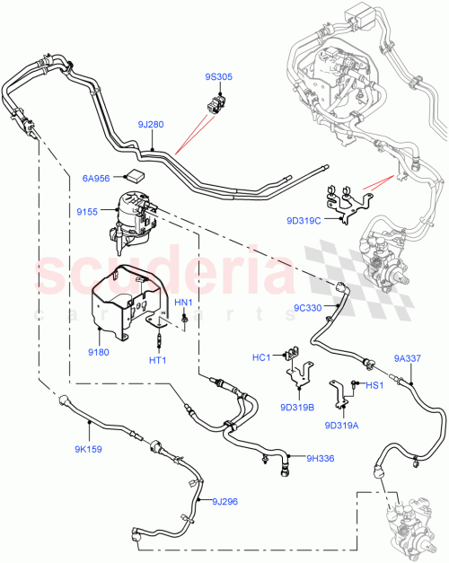 Part Diagram for Land Rover LR140514