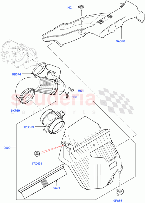 Part Diagram for Land Rover LR072149