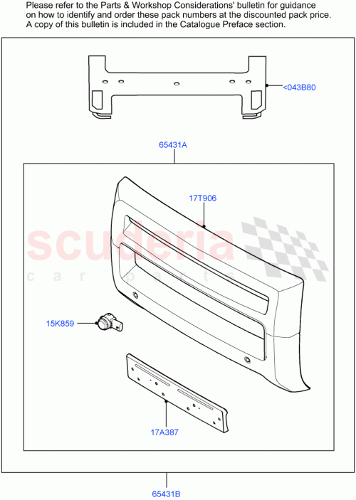Part Diagram for Land Rover VPLE90AFP02