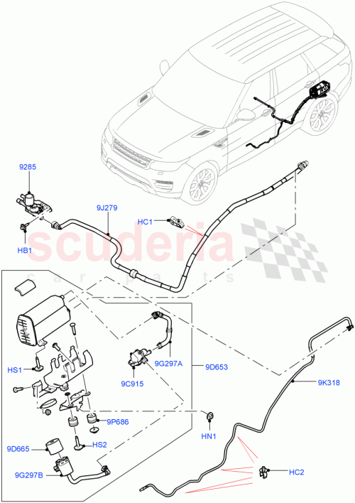 Part Diagram for Land Rover LR173148
