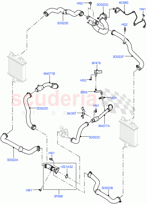 Part Diagram for Land Rover C2D47313