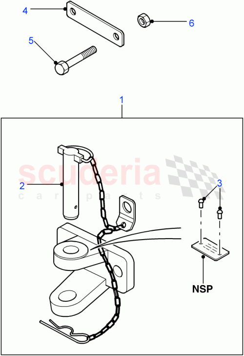 Part Diagram for Land Rover FY116046