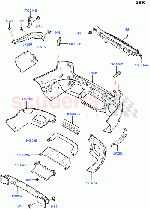 Part Diagram for Land Rover LR076662