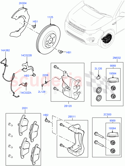 Part Diagram for Land Rover LR133945