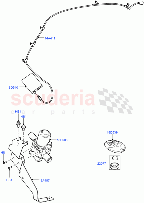 Part Diagram for Land Rover LR030286