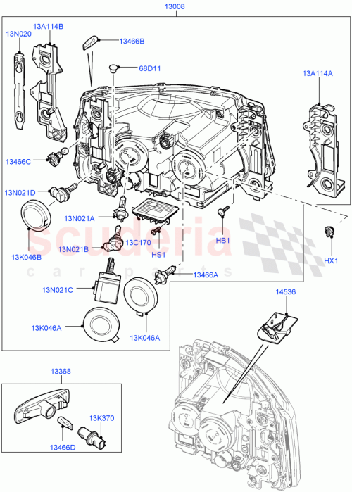 Part Diagram for Land Rover LR023543