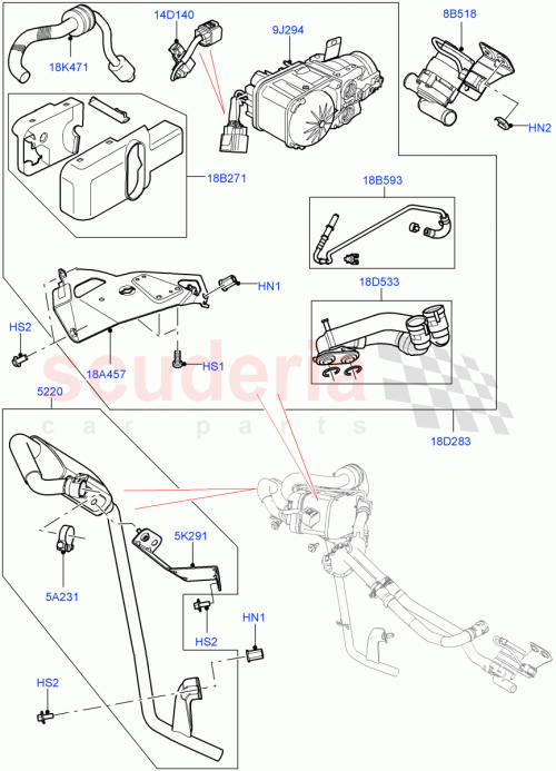 Part Diagram for Land Rover LR009017
