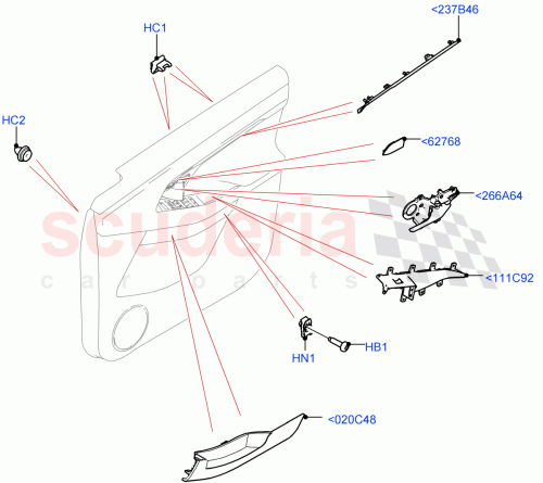 Part Diagram for Land Rover LR135012
