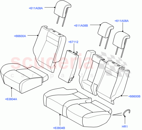 Part Diagram for Land Rover LR020582