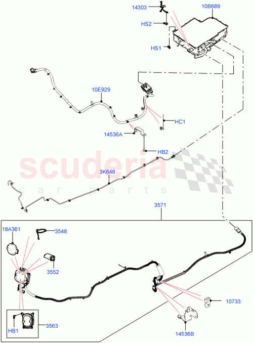 Part Diagram for Land Rover LR124786